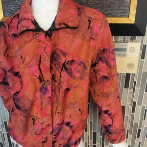 Vintage Forester Jacket Adult Size Medium Multicolored Long Sleeve Woman's